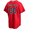 Men's Cleveland Indians Nike Red Alternate 2020 Replica Custom Jersey - jerzelite