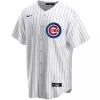 Men's Chicago Cubs Nike White&Royal Home 2020 Replica Custom Jersey - jerzelite