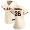 Women's San Francisco Giants Brandon Crawford #35 Nike Cream 2020 Home Replica Jersey - jerzelite