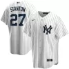 Men's New York Yankees Giancarlo Stanton #27 Nike White Home 2020 Replica Jersey - jerzelite