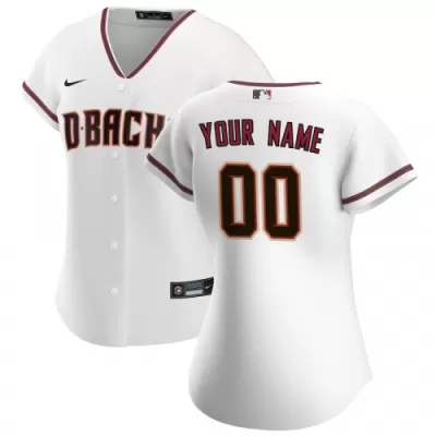 Women's Arizona Diamondbacks Nike White 2020 Home Replica Custom Jersey - jerzelite