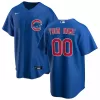 Men's Chicago Cubs Nike Royal Alternate 2020 Replica Custom Jersey - jerzelite