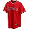 Men's Los Angeles Angels Nike Scarlet 2020 Alternate Replica Custom Jersey - jerzelite