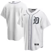 Men's Detroit Tigers Nike White Home 2020 Replica Jersey - jerzelite