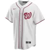 Men's Washington Nationals Nike White Home 2020 Replica Custom Jersey - jerzelite