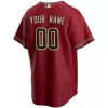 Men's Arizona Diamondbacks Nike Red 2020 Alternate Replica Custom Jersey - jerzelite