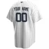 Men's New York Yankees Nike White Home 2020 Replica Custom Jersey - jerzelite