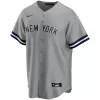 Men's New York Yankees Nike Gray Road 2020 Replica Custom Jersey - jerzelite