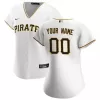 Women's Pittsburgh Pirates Nike White 2020 Home Replica Custom Jersey - jerzelite