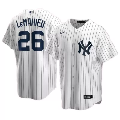 Men's New York Yankees DJ LeMahieu #26 Nike White Home 2020 Replica Jersey - jerzelite