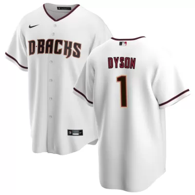 Men's Arizona Diamondbacks Jarrod Dyson #1 Nike White Home 2020 Replica Jersey - jerzelite