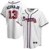 Men's Atlanta Braves Ronald Acuña Jr. #13 White 2020 Replica Player Jersey - jerzelite