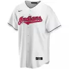 Men's Cleveland Indians Francisco Lindor #12 Nike White Home 2020 Replica Jersey - jerzelite