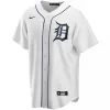 Men's Detroit Tigers Miguel Cabrera 24# Nike White Home 2020 Replica Jersey - jerzelite