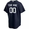 Men's New York Yankees Nike Navy Alternate 2020 Replica Custom Jersey - jerzelite