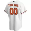 Men's Baltimore Orioles Nike White Home 2020 Replica Custom Jersey - jerzelite