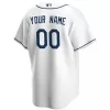 Men's Tampa Bay Rays Nike White Home Custom Replica Jersey - jerzelite