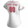 Women's Cincinnati Reds Nike White 2020 Home Replica Custom Jersey - jerzelite