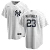 Men's New York Yankees Don Mattingly #23 Nike White Home 2020 Replica Jersey - jerzelite