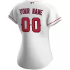 Women's Los Angeles Angels Nike White 2020 Home Replica Custom Jersey - jerzelite