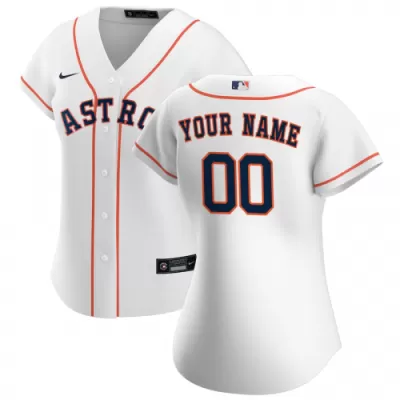 Women's Houston Astros Nike White 2020 Home Replica Custom Jersey - jerzelite