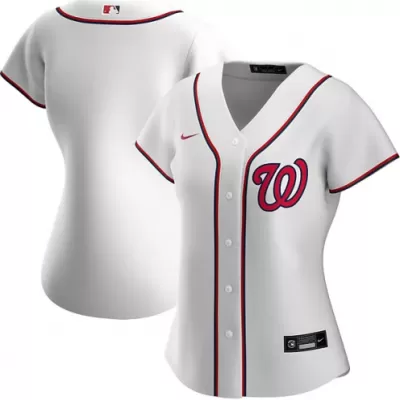 Women's Washington Nationals Nike White 2020 Home Replica Jersey - jerzelite