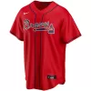 Men's Atlanta Braves Nike Red Alternate Replica Team Jersey - jerzelite