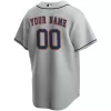 Men's Houston Astros Nike Gray Road 2020 Replica Custom Jersey - jerzelite