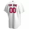 Men's St. Louis Cardinals Nike White Home 2020 Replica Custom Jersey - jerzelite