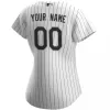 Women's Chicago White Sox Nike White Black 2020 Home Replica Custom Jersey - jerzelite