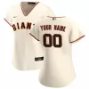 Women's San Francisco Giants Nike Cream 2020 Home Replica Custom Jersey - jerzelite