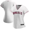 Women's Los Angeles Angels Nike White Home Replica Team Jersey - jerzelite