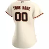 Women's San Francisco Giants Nike Cream 2020 Home Replica Custom Jersey - jerzelite