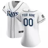 Women's Tampa Bay Rays Nike White 2020 Home Replica Custom Jersey - jerzelite