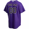 Men's Colorado Rockies Nike Purple 2020 Alternate Replica Custom Jersey - jerzelite