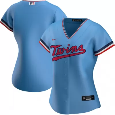 Women's Minnesota Twins Nike Powder Blue 2020 Alternate Replica Jersey - jerzelite