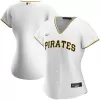 Women's Pittsburgh Pirates Nike White 2020 Home Replica Custom Jersey - jerzelite