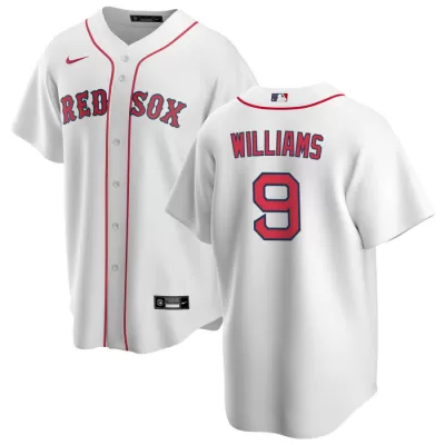 Men's Boston Red Sox Ted Williams #9 Nike White Home 2020 Replica Jersey - jerzelite