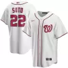 Men's Washington Nationals Juan Soto #22 Nike White Home 2020 Replic Jersey - jerzelite