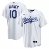 Men's Los Angeles Dodgers Justin Turner #10 Nike White 2020 Replica Jersey - jerzelite