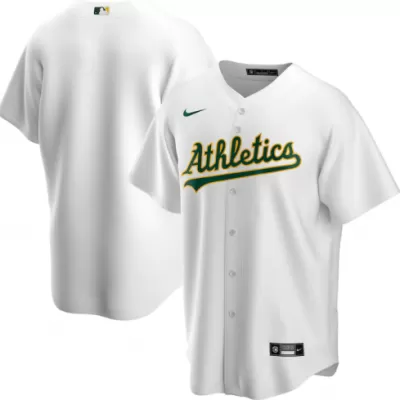 Men's Oakland Athletics Nike White Home 2020 Replica Jersey - jerzelite