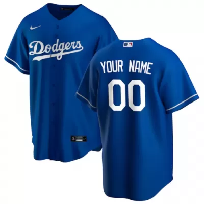 Men's Los Angeles Dodgers Nike Royal Alternate 2020 Replica Custom Jersey - jerzelite