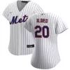 Women's New York Mets Pete Alonso #20 Nike White&Royal 2020 Home Replica Jersey - jerzelite