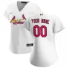 Women's St. Louis Cardinals Nike White 2020 Home Replica Custom Jersey - jerzelite