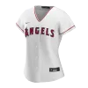 Women's Los Angeles Angels Nike White Home Replica Team Jersey - jerzelite