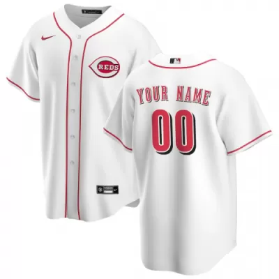 Men's Cincinnati Reds Nike White Home 2020 Replica Custom Jersey - jerzelite