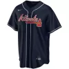 Men's Atlanta Braves Nike Navy Alternate Replica Team Jersey - jerzelite