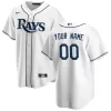 Men's Tampa Bay Rays Nike White Home Custom Replica Jersey - jerzelite