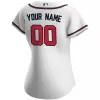 Women's Atlanta Braves Nike White 2020 Home Replica Custom Jersey - jerzelite