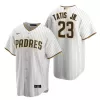 Men's San Diego Padres Fernando Tatís Jr. #23 Nike White&Brown Home 2020 Replica Jersey - jerzelite